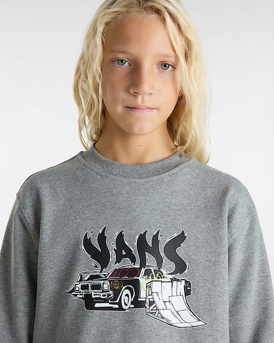 Kinder Copout Loose RundhalsSweatshirt 814 Jahre VANS Grau ALT6