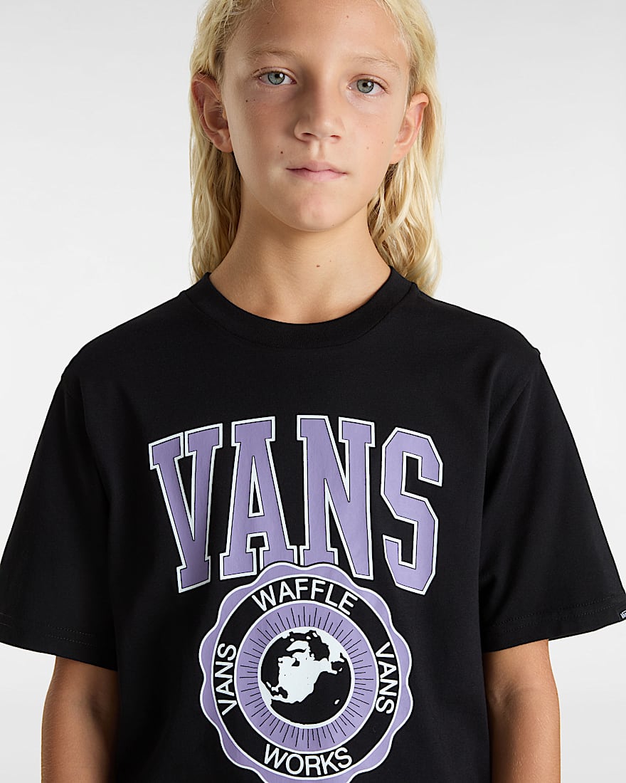 Kinder Inter V TShirt 814 Jahre VANS Schwarz ALT8