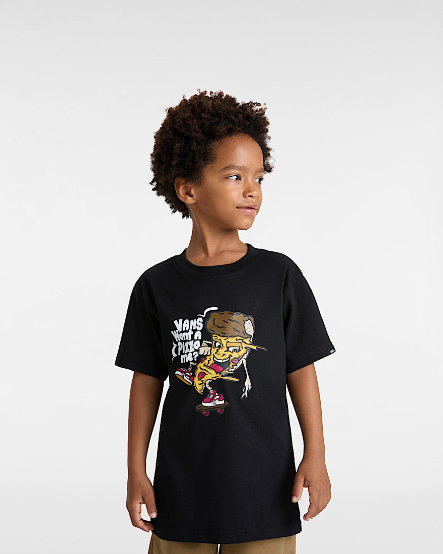 Kleine Kinder Pizza Me TShirt 28 Jahre VANS Schwarz ALT2