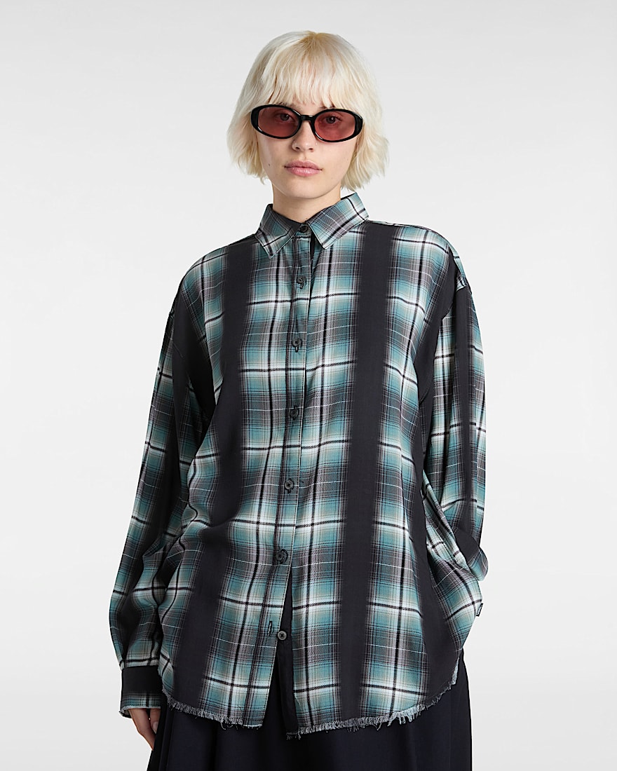 Gillian kariertes ButtonDownHemd VANS Schwarz ALT2