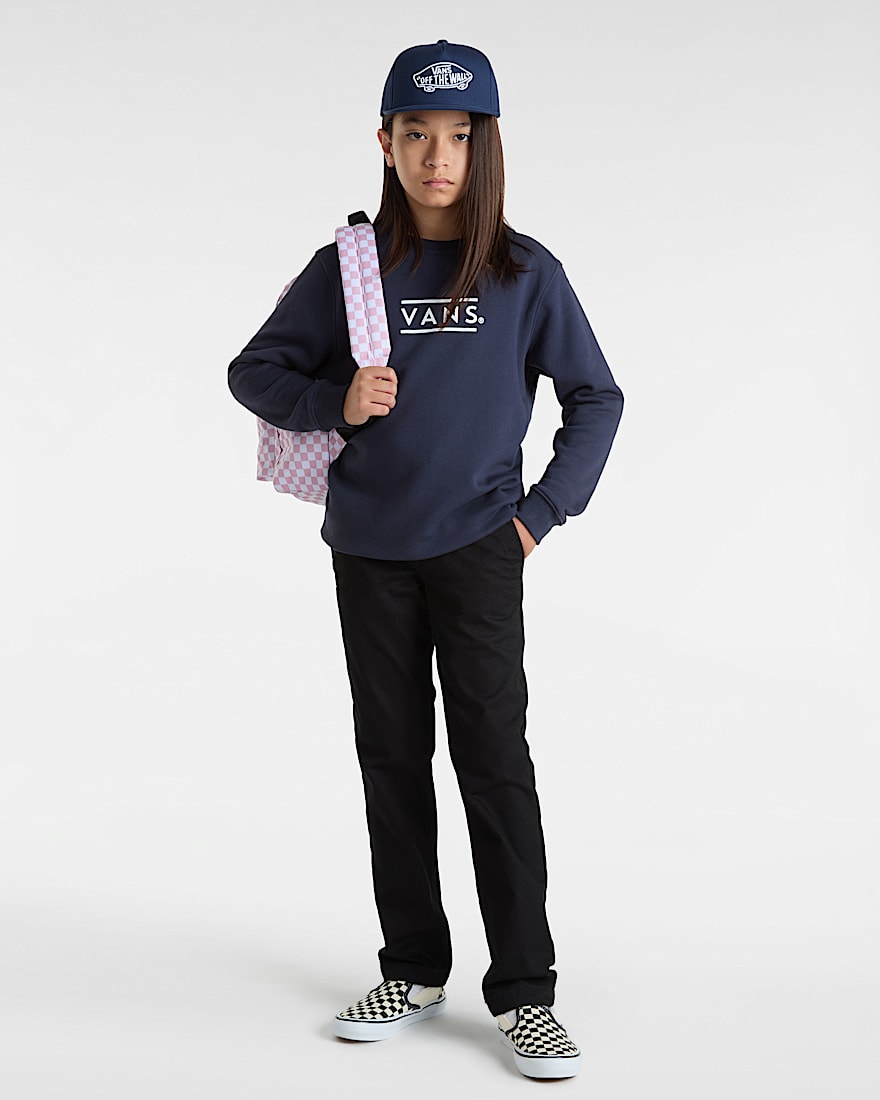 Kinder Half Box RundhalsSweatshirt 814 Jahre VANS Blau ALT3