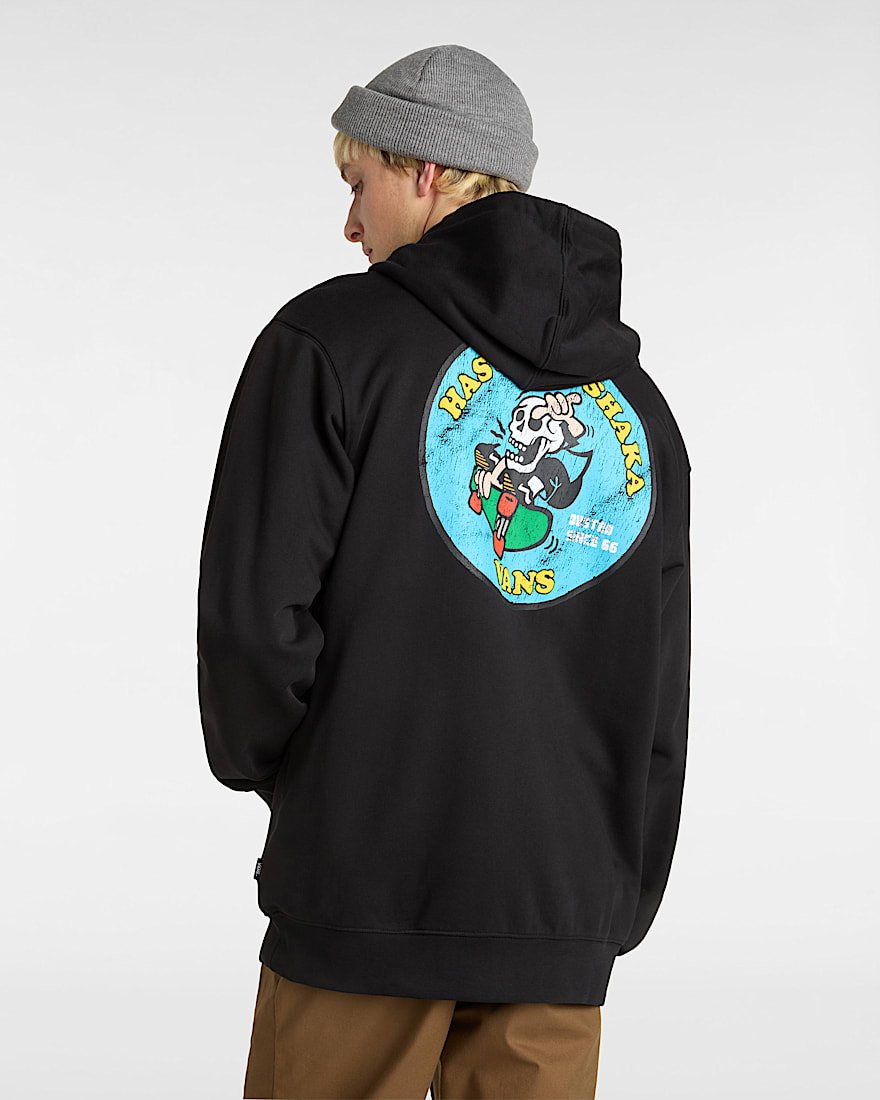 Skull La Shaka Hoodie mit Reiverschluss VANS Schwarz ALT3
