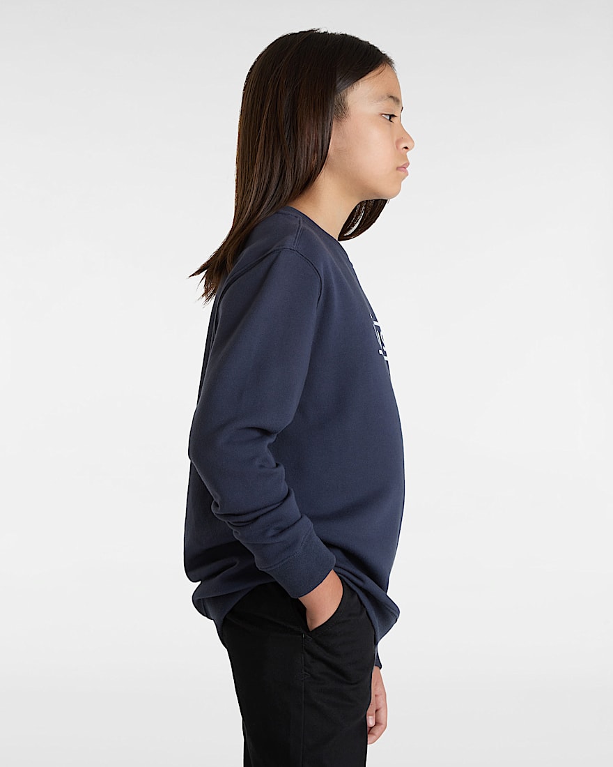 Kinder Half Box RundhalsSweatshirt 814 Jahre VANS Blau ALT4