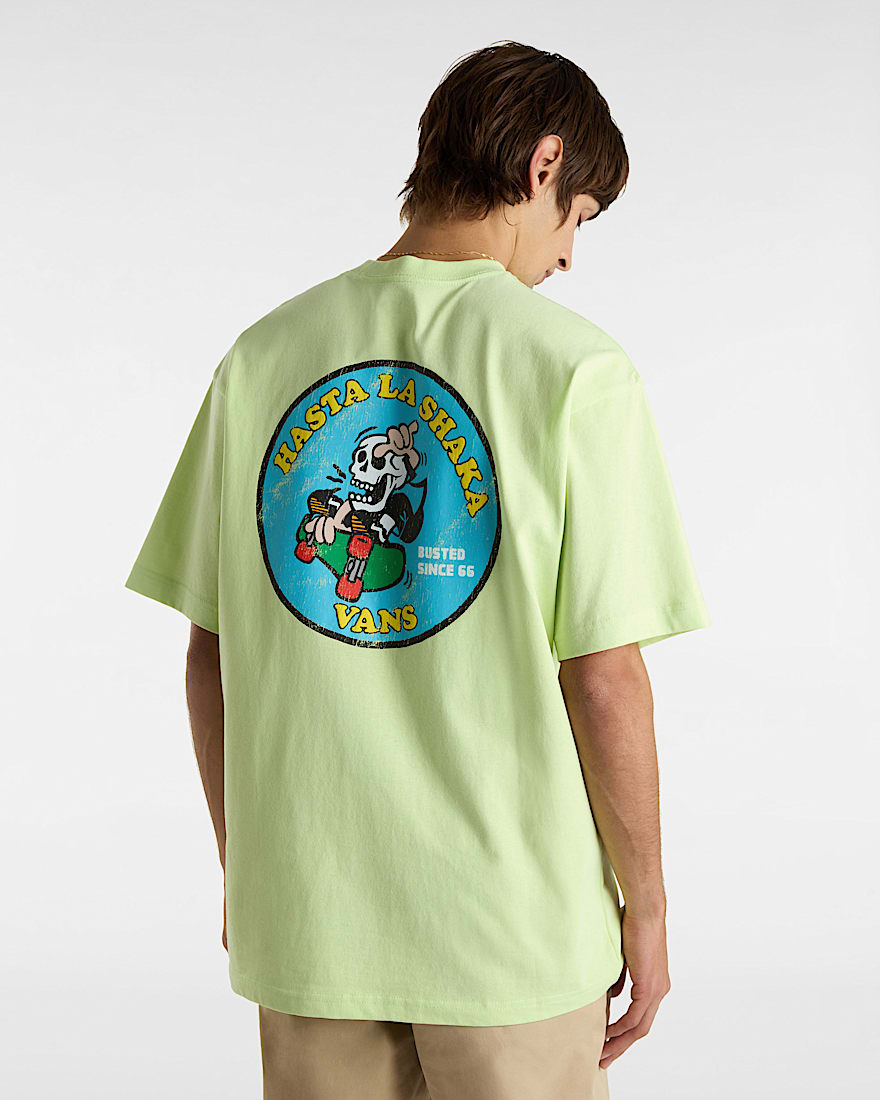 Skull La Shaka TShirt VANS Grn ALT3