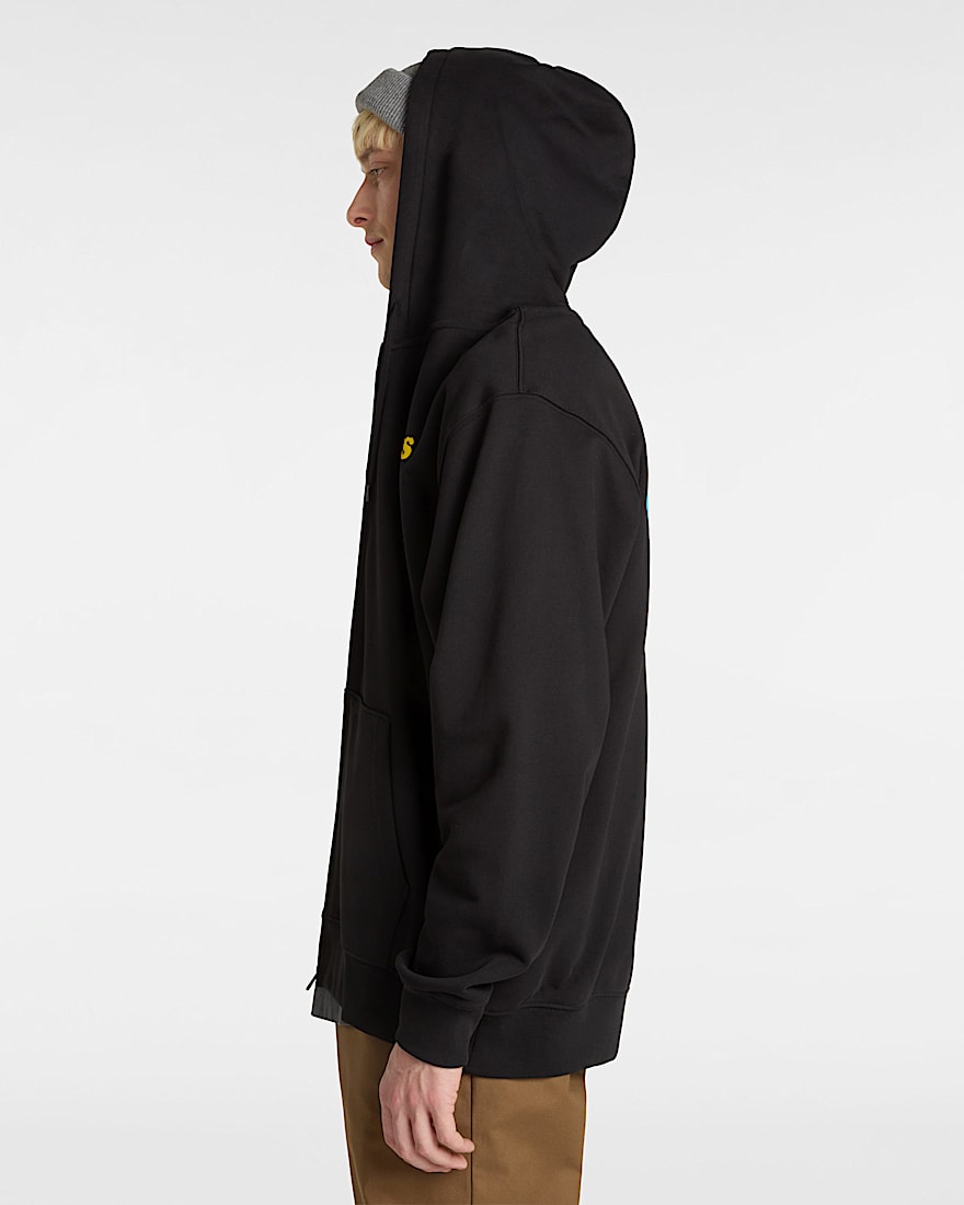 Skull La Shaka Hoodie mit Reiverschluss VANS Schwarz ALT4