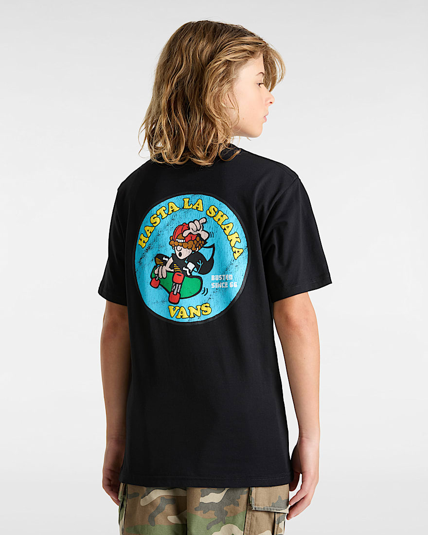 Kinder Hasta La Shaka TShirt 814 Jahre VANS Schwarz ALT3