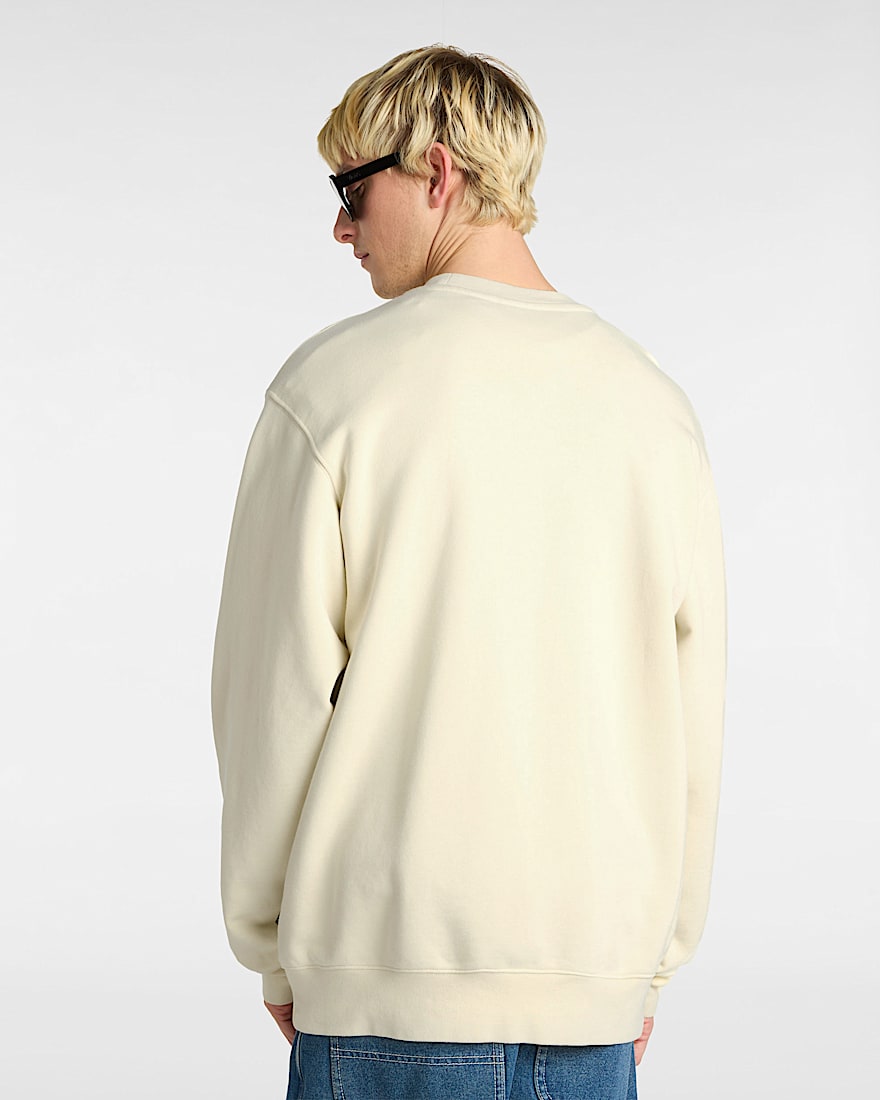 Tell a Friend Crew Sweatshirt VANS Beige ALT5