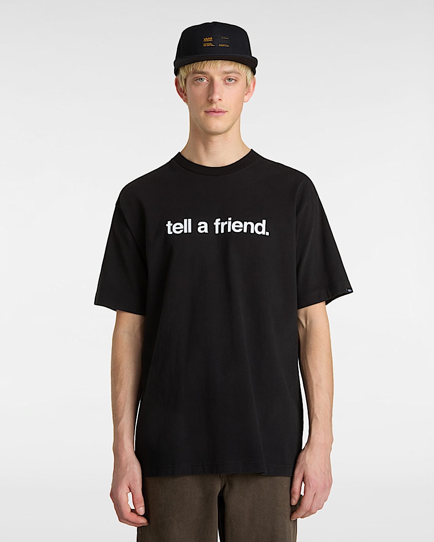 Tell a Friend TShirt VANS Schwarz ALT2