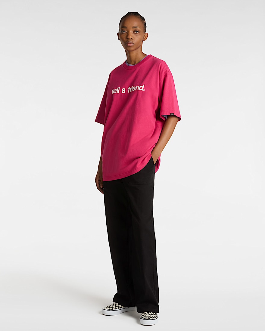 Tell A Friend TShirt VANS Rosa ALT3