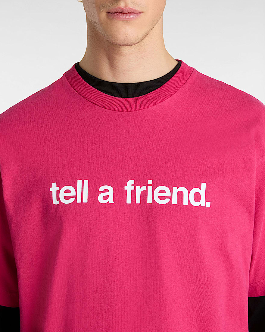 Tell A Friend TShirt VANS Rosa ALT6