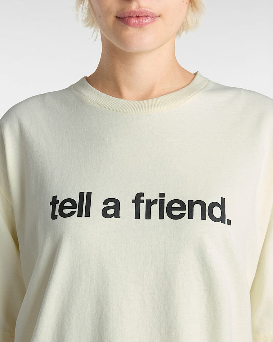 Tell a Friend TShirt VANS Beige ALT8