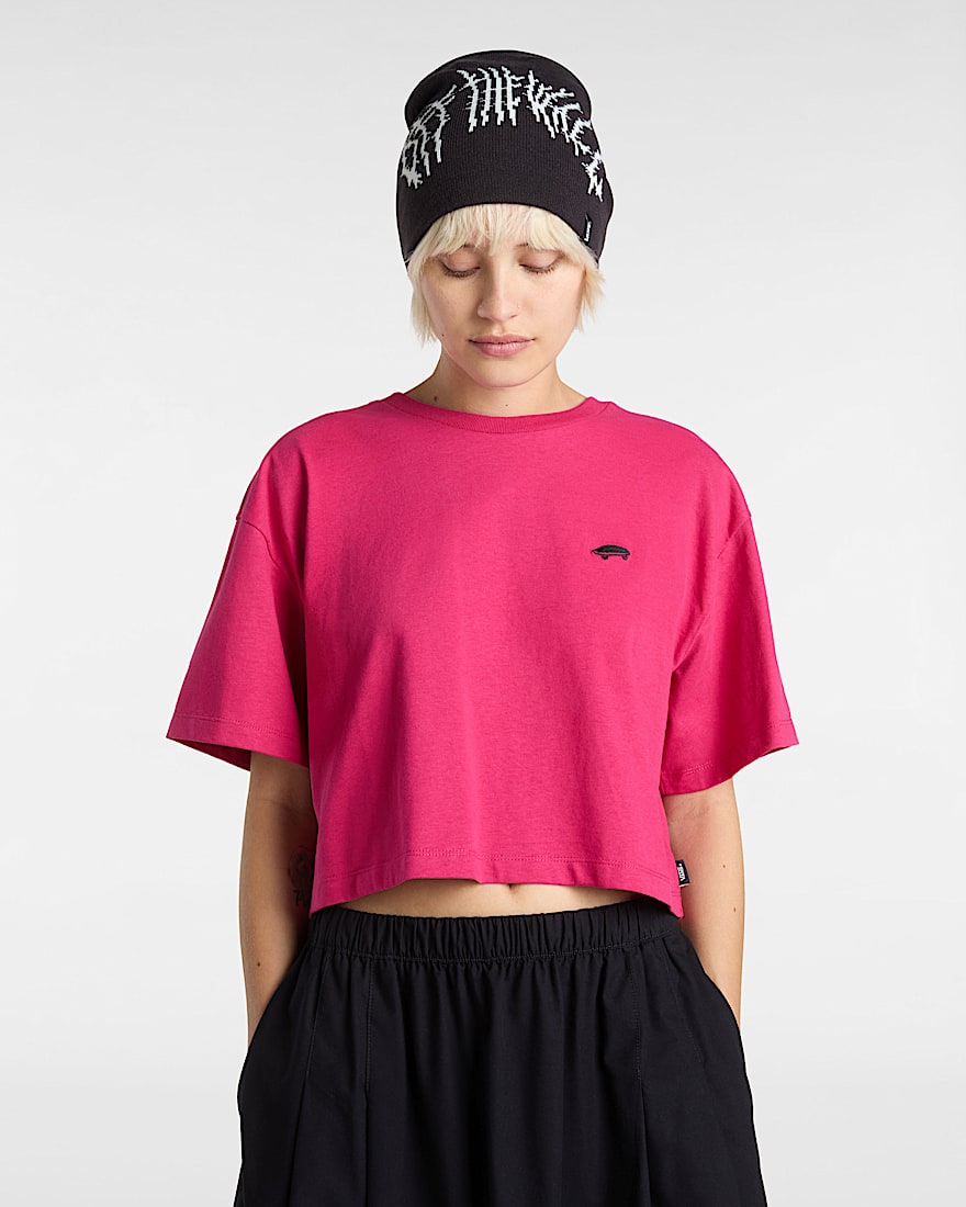 Salton Crop TShirt VANS Rosa ALT2