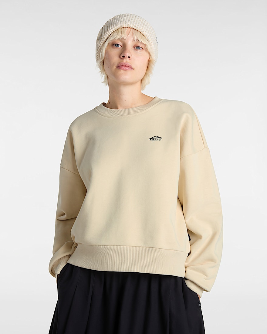Style 76 RundhalsSweatshirt VANS Beige ALT2