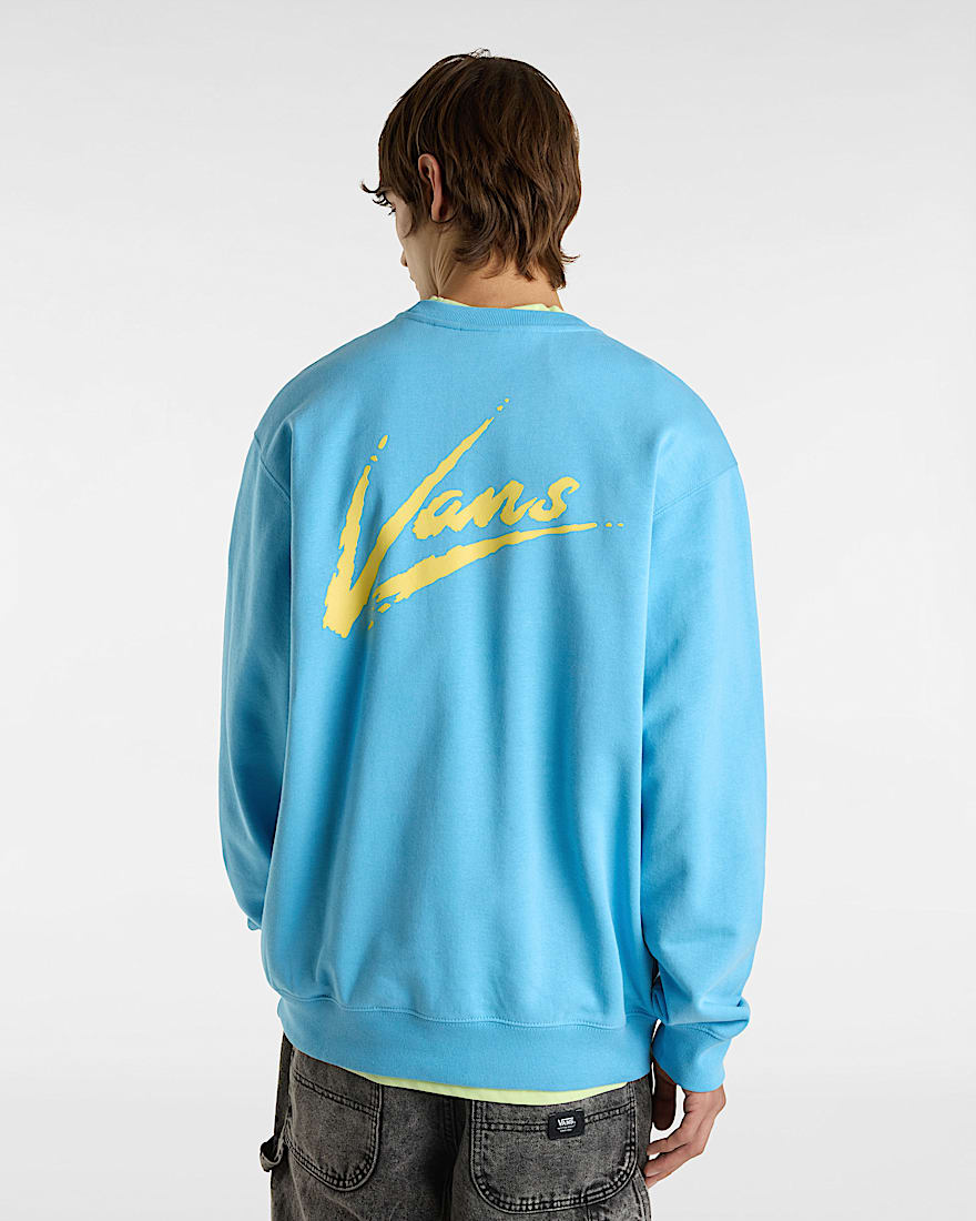 Brush Script Sweatshirt VANS Blau ALT3