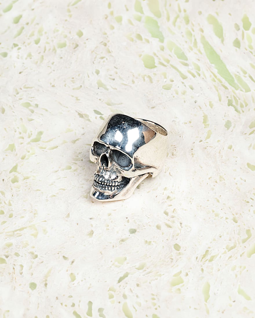 The Frog Anatomical Skull Ring VANS Grey ALT1