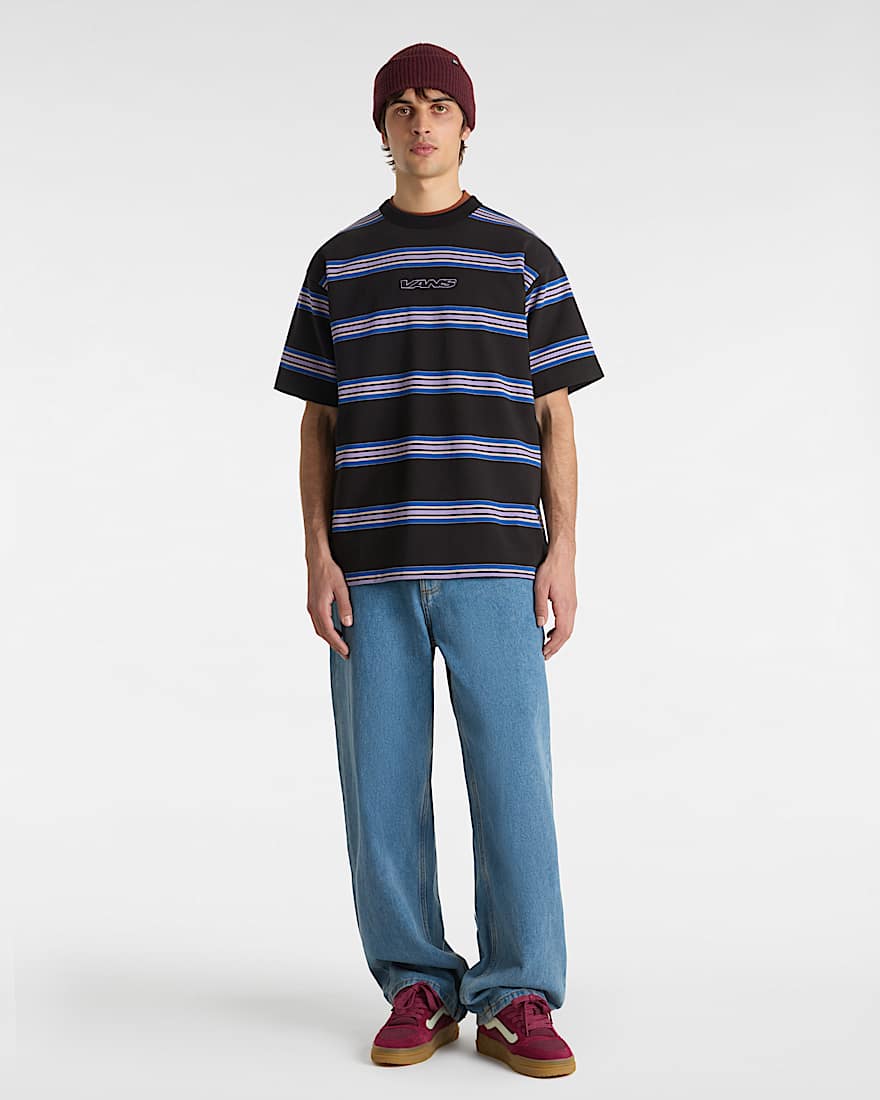 Mesa Stripe TShirt VANS Schwarz ALT4