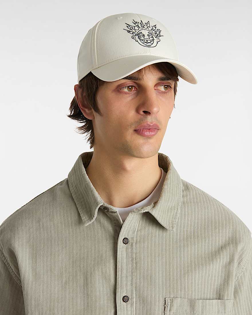 Skate Smile Spike Curve Bill Hat
