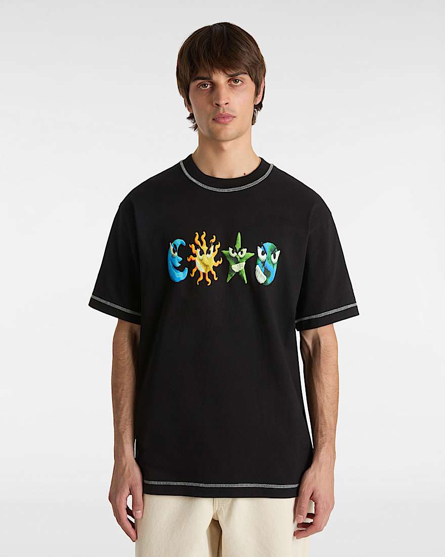 Skate Clay TShirt VANS Black ALT2