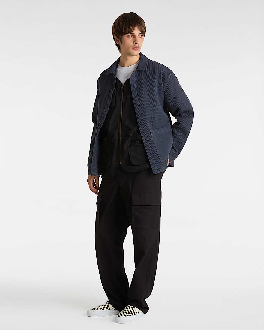 Schmal zulaufende Fatigue Cargohose VANS Schwarz ALT5