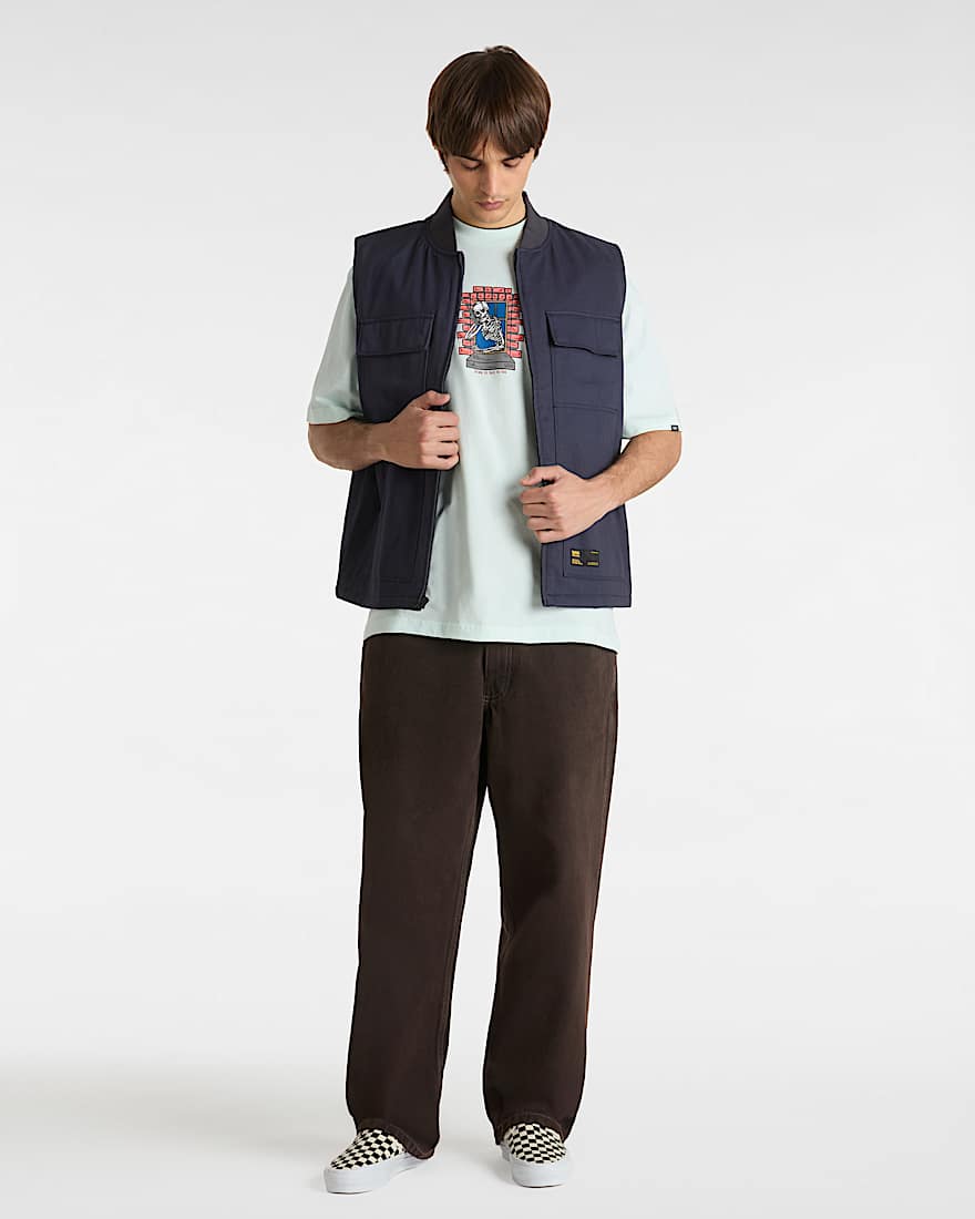 Skull Window TShirt VANS Grn ALT4