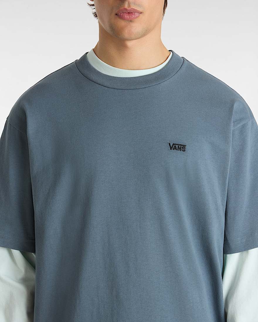 Left Chest Logo II TShirt VANS Grau ALT5