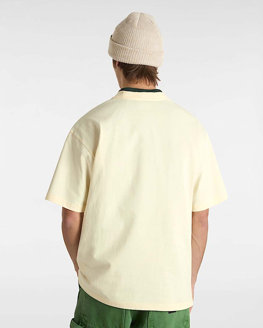 Blocked Box Lockeres TShirt VANS Beige ALT3