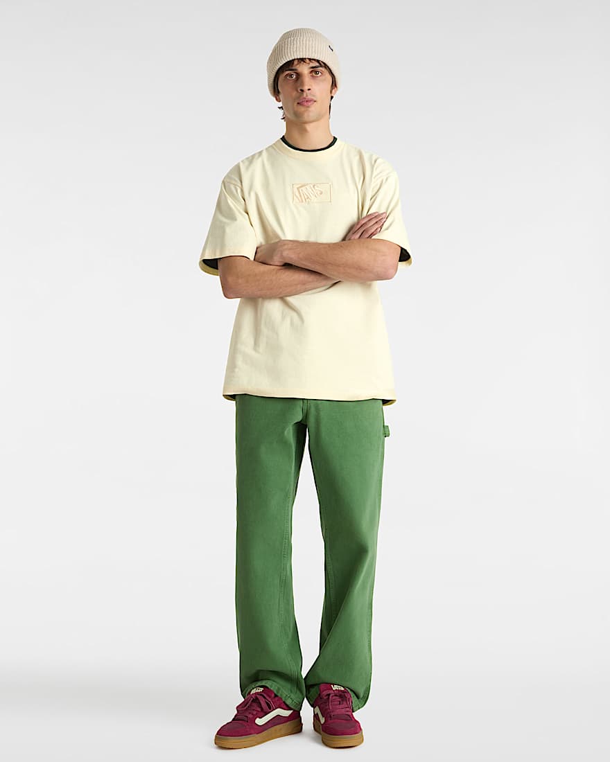 Blocked Box Lockeres TShirt VANS Beige ALT4