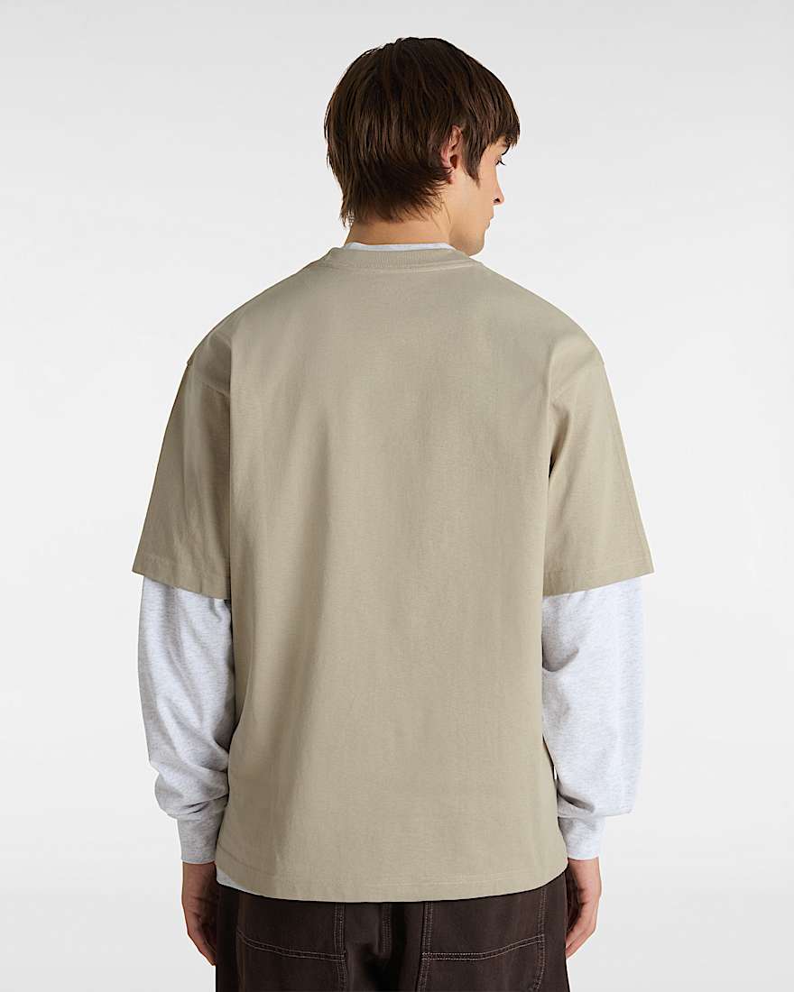 Blocked Box Lockeres TShirt VANS Grau ALT3