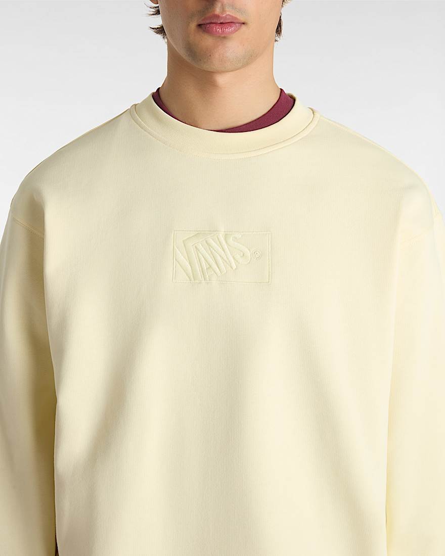 Blocked Box RundhalsSweatshirt VANS Beige ALT6