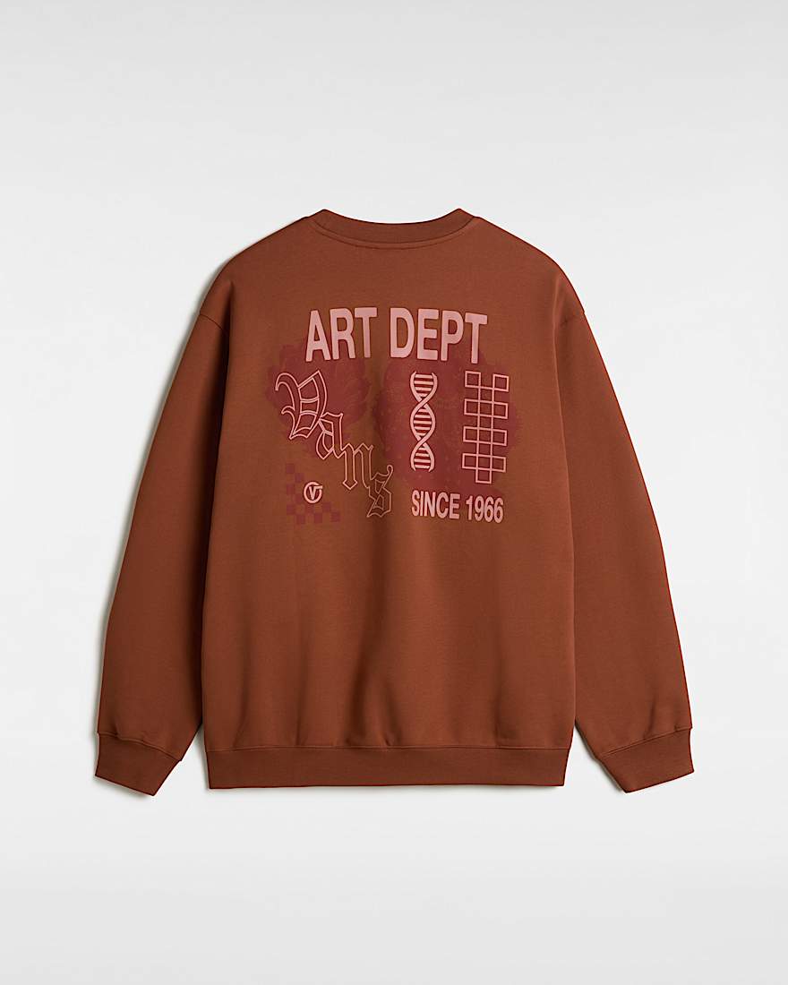 Art Dept RundhalsSweatshirt VANS Braun ALT1