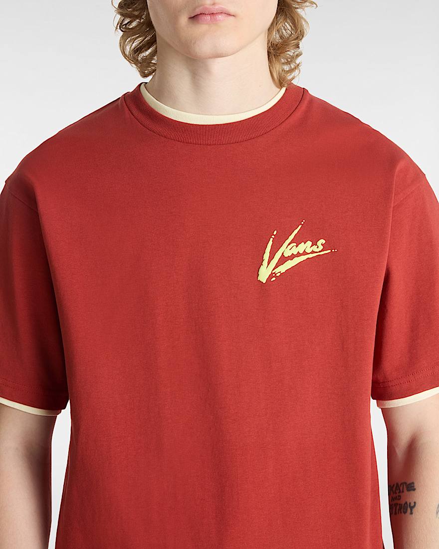 Brush Script TShirt VANS Rot ALT8