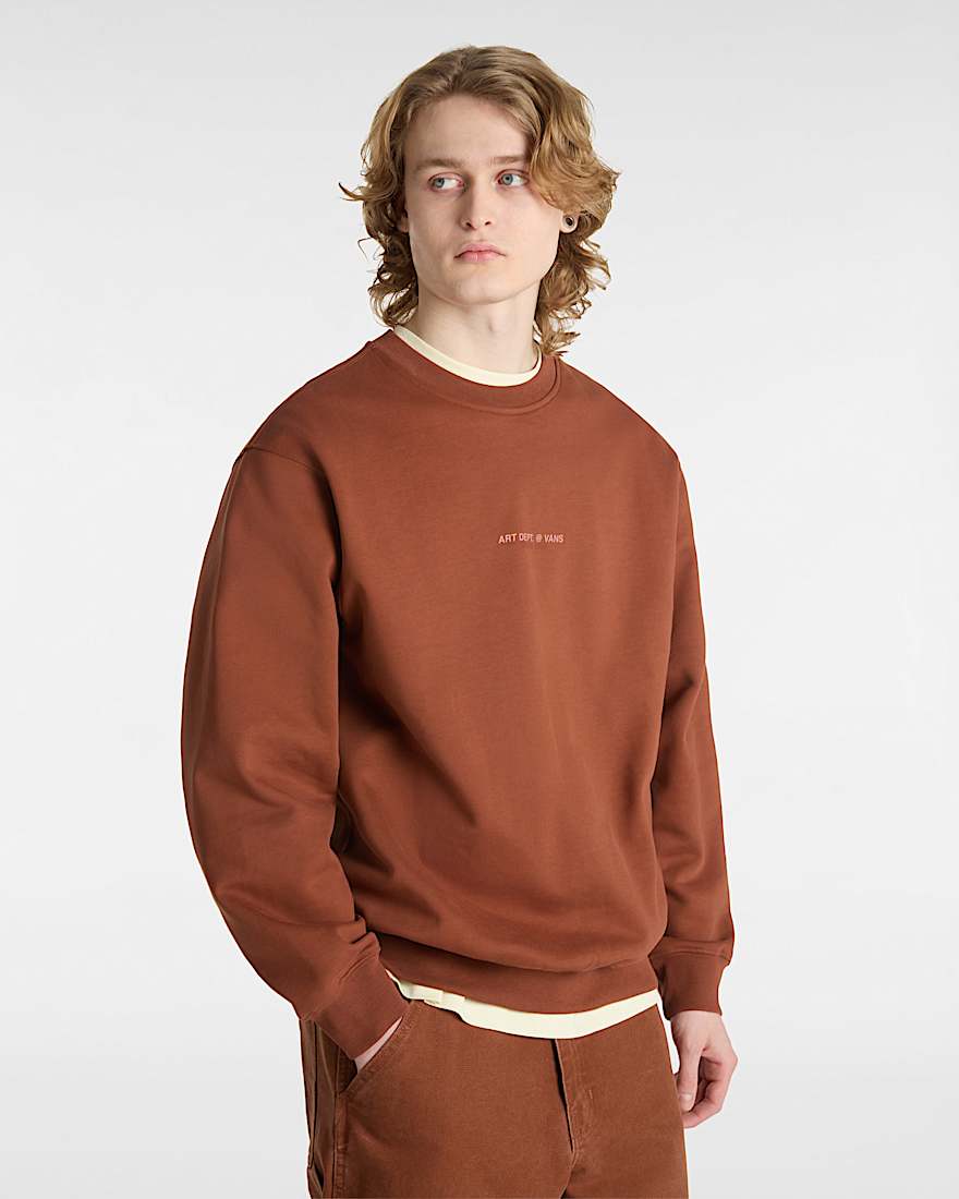 Art Dept RundhalsSweatshirt VANS Braun ALT2