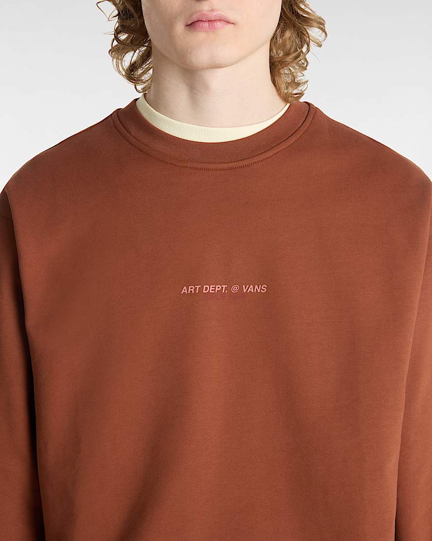 Art Dept RundhalsSweatshirt VANS Braun ALT6