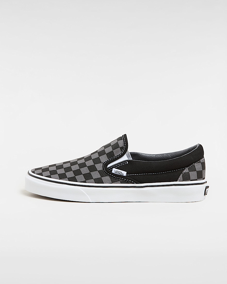 Checkerboard Classic SlipOn Schuhe VANS SchwarzGrau ALT6