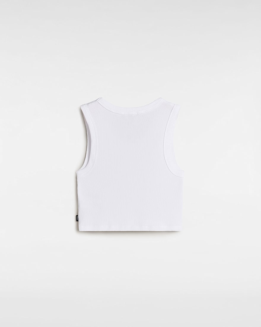 Camiseta de canalé sin mangas Drew