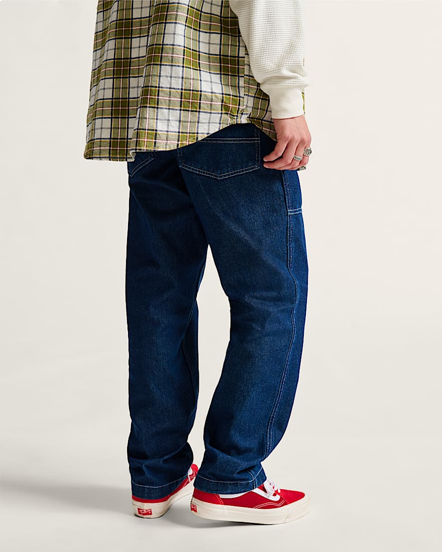 Fatigue Tapered Denim Trousers VANS Blue ALT2