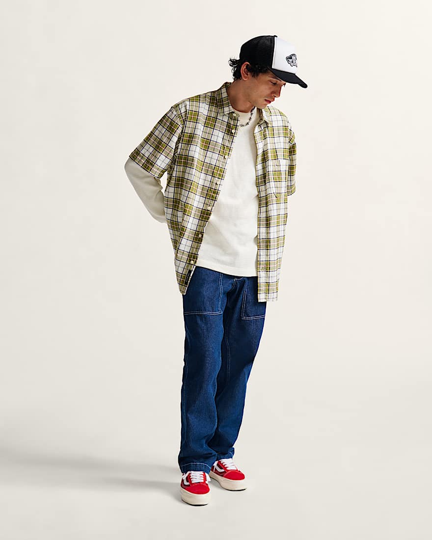 Fatigue Tapered Denim Trousers VANS Blue ALT4