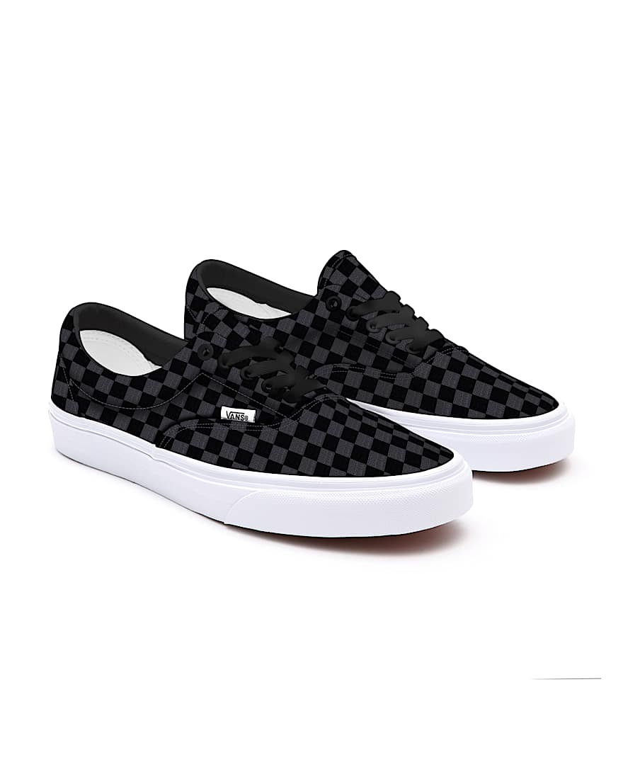Personalisierbare Checkerboard Era VANS Grau HERO