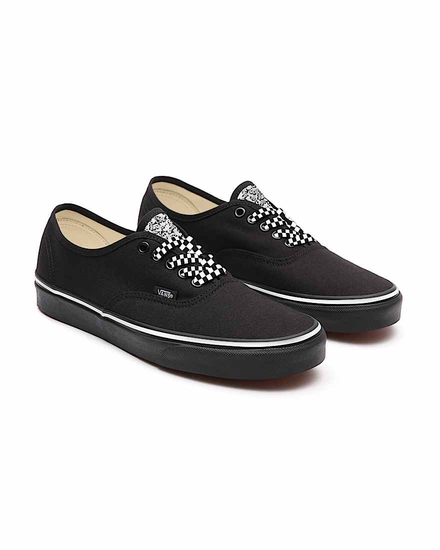 Personalisierbare Skulls Authentic VANS Schwarz HERO