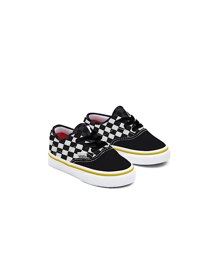 Kleinkinder Personalisierbare Checkerboard Authentic Schuhe 14 Jahre VANS SchwarzWei HERO