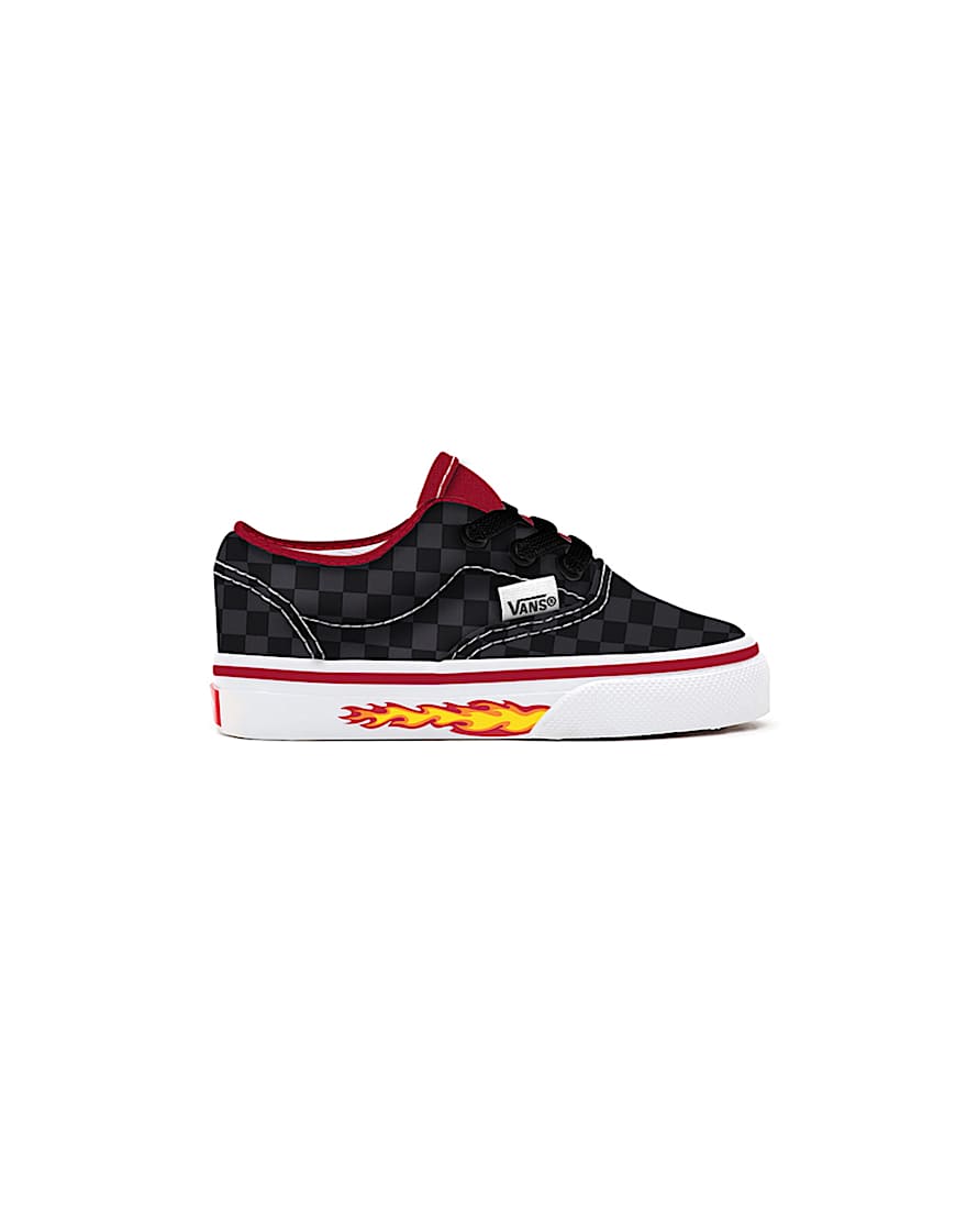 Kleinkinder Personalisierbare Checkerboard Flame Authentic Schuhe 14 Jahre VANS Schwarz ALT1