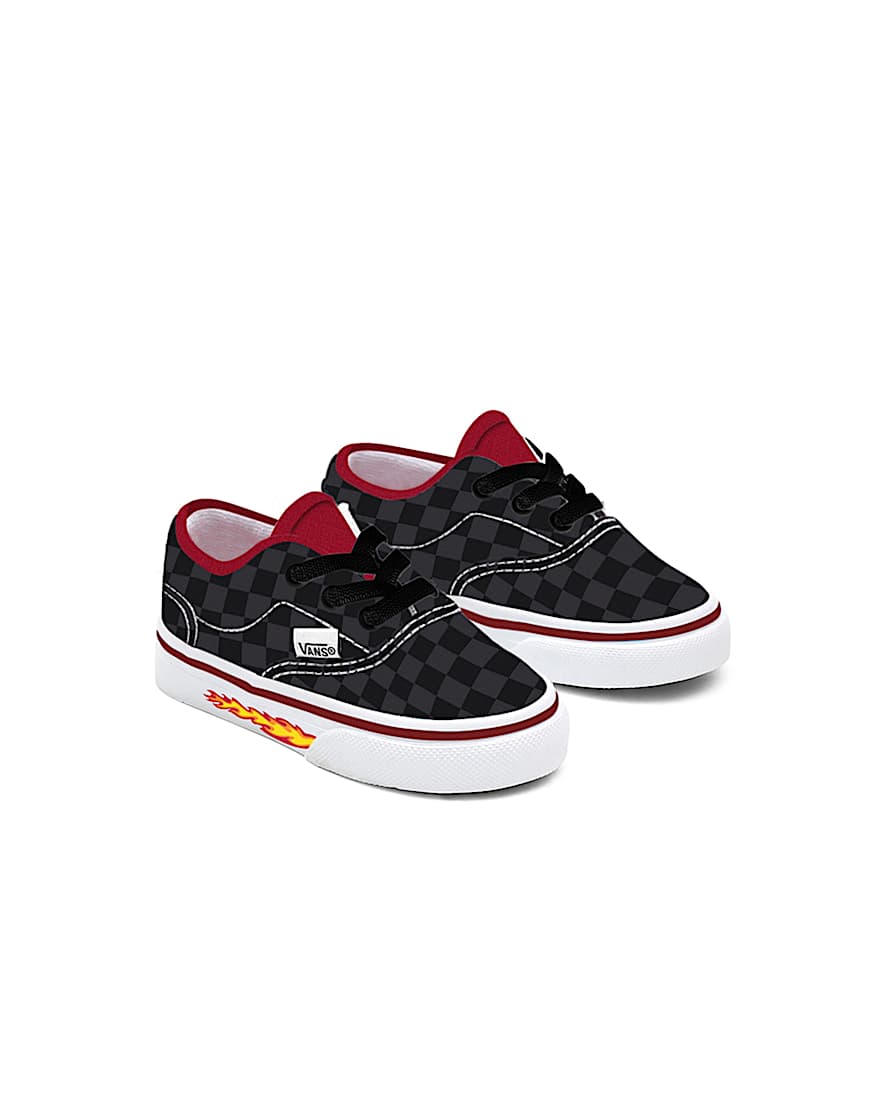 Kleinkinder Personalisierbare Checkerboard Flame Authentic Schuhe 14 Jahre VANS Schwarz HERO