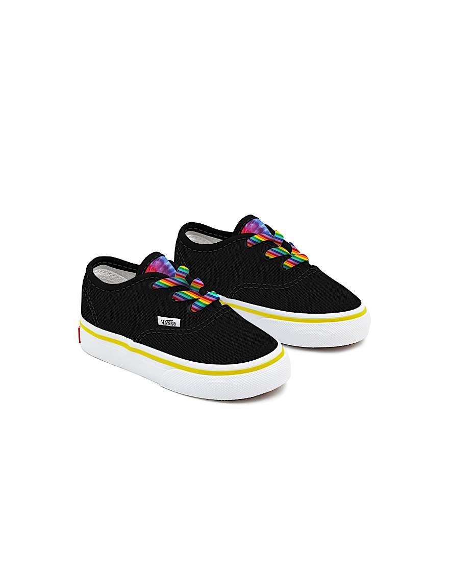 Toddler Customs Rainbow Tie Dye Authentic Shoes (1-4 years) - 1