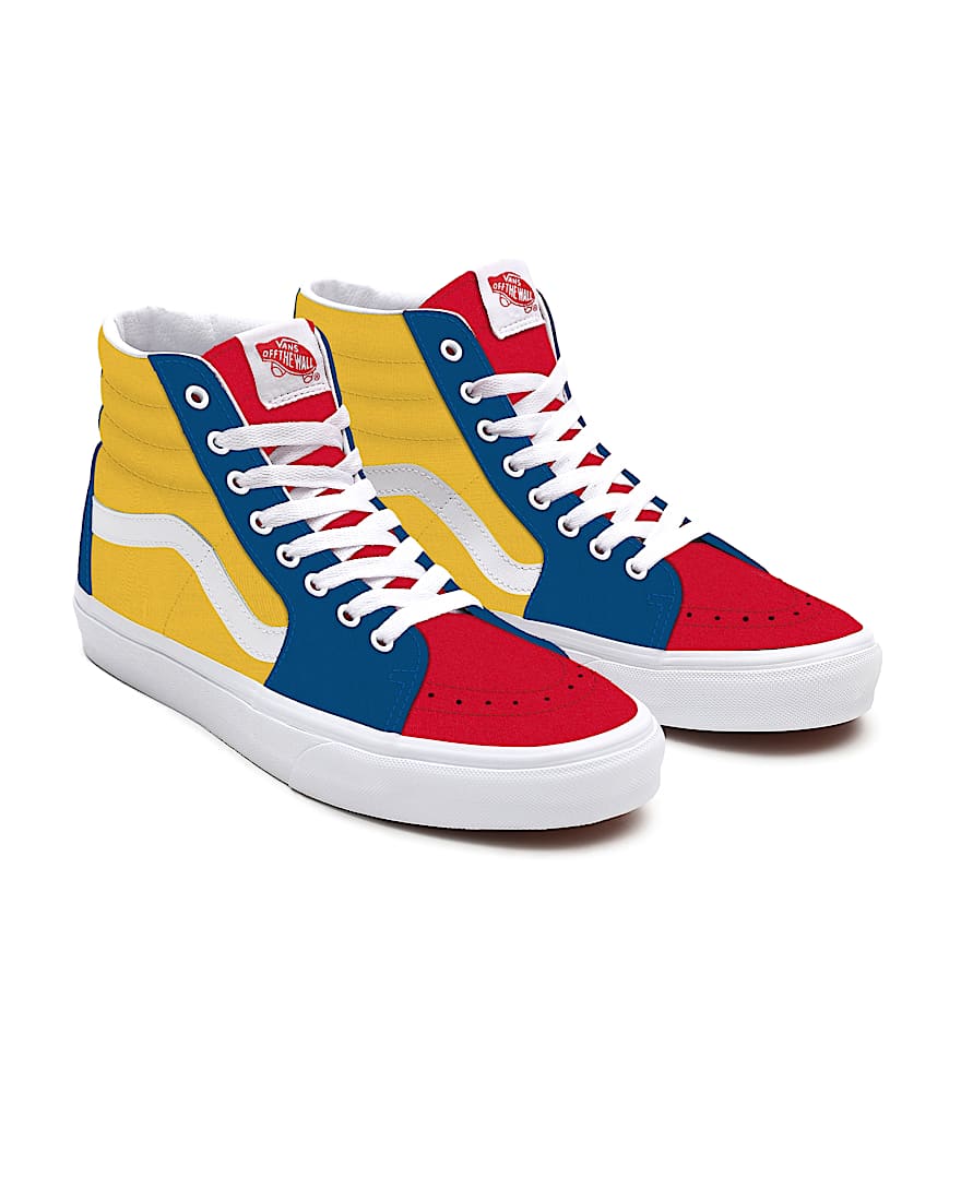Color Block Sk8Hi Personalisierbare VANS Multicolour HERO