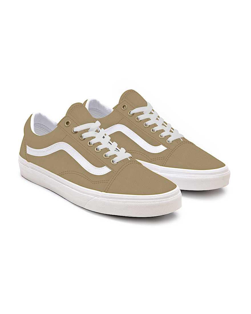 Canvas Cornstalk Old Skool Personalisierbare VANS Beige HERO