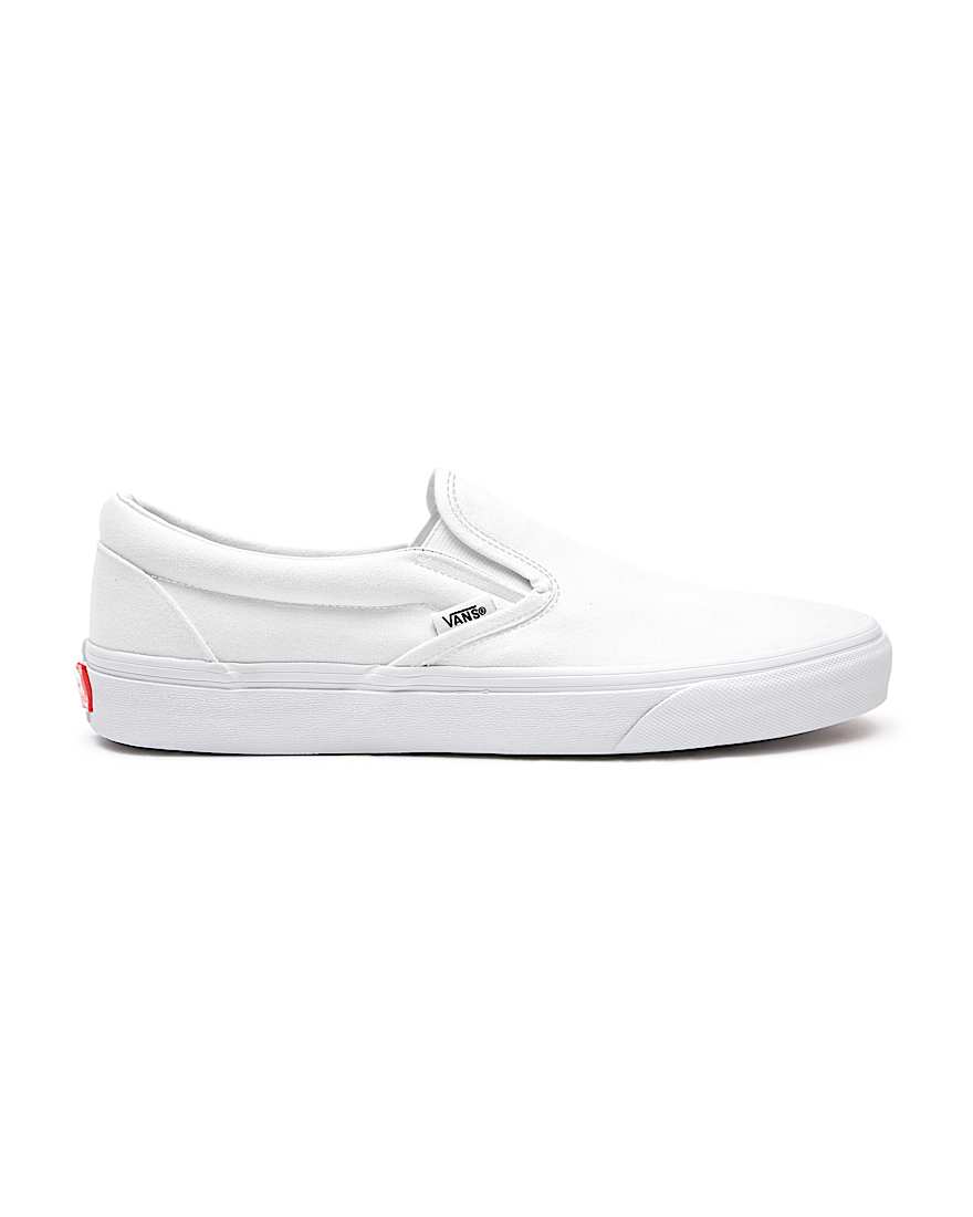 Personalisierbare Total White SlipOn mit breiter Passform VANS Wei ALT1