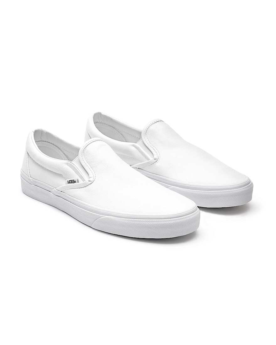 Personalisierbare Total White SlipOn mit breiter Passform VANS Wei HERO