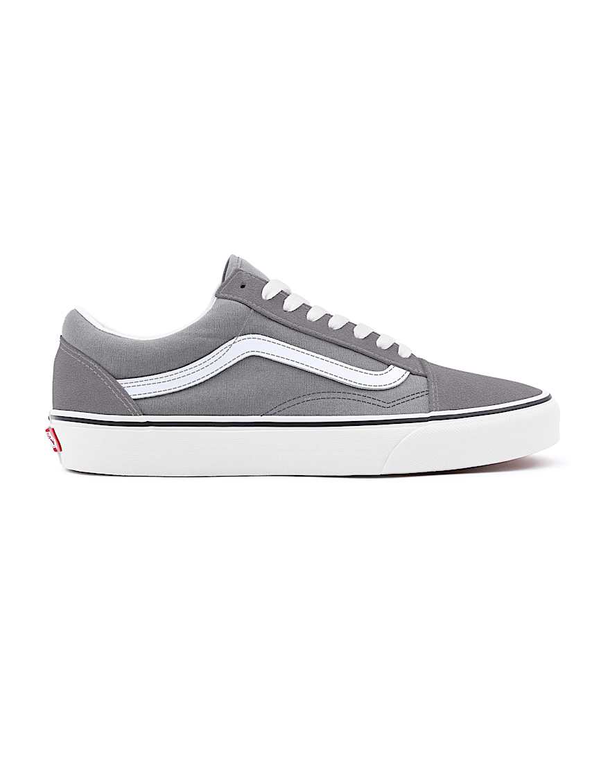 Customs Grey Old Skool Wide Fit