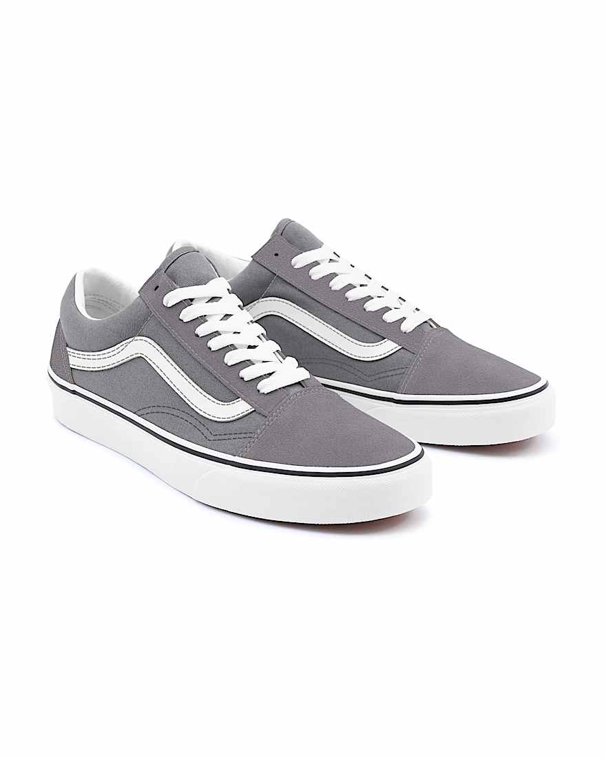 Customs Grey Old Skool Wide Fit - 1