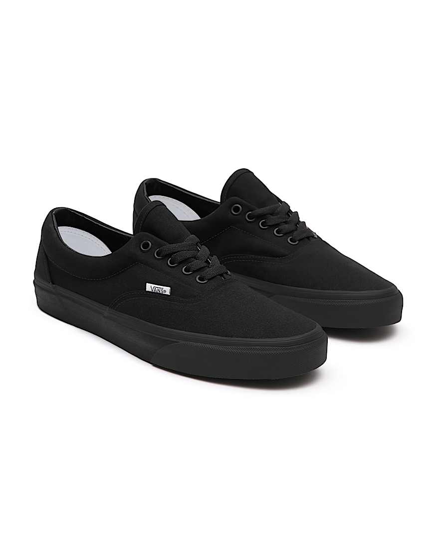 Personalisierbare Total Black Canvas Era mit breiter passform VANS Schwarz HERO